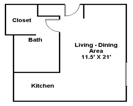 Studio Floorplan